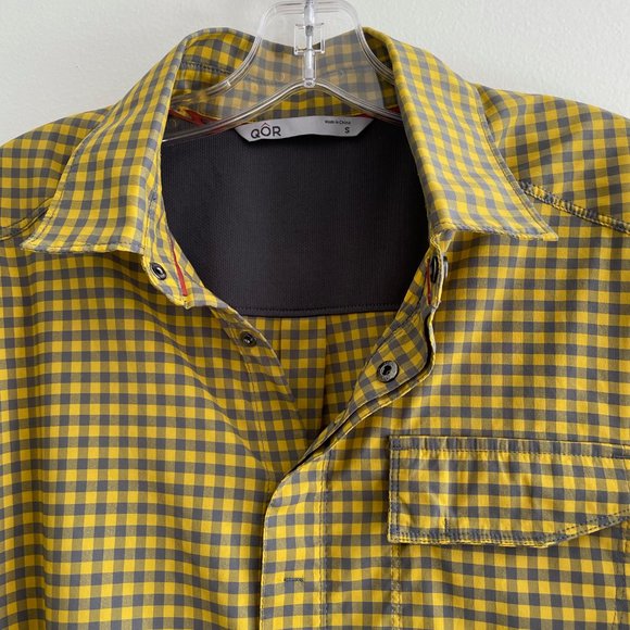 Qor SportTech Mens S Short Sleeve Casual Button Down - Picture 2 of 6